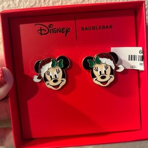 BaubleBar Disney Minnie Mouse Christmas Earrings